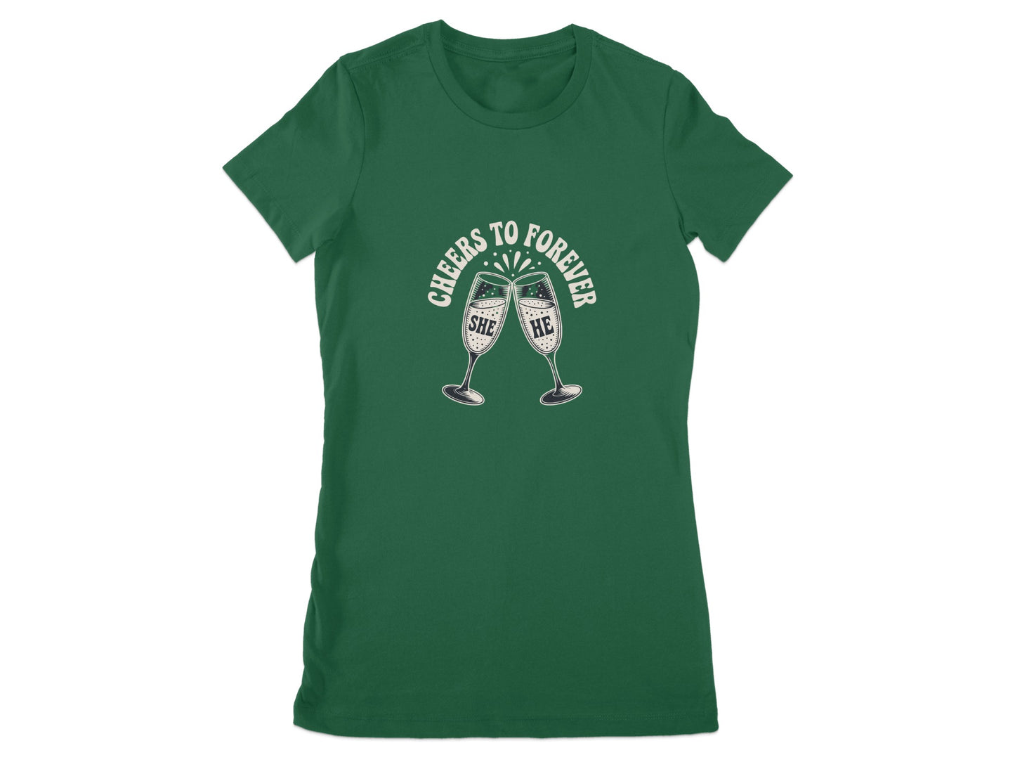 Cheers To Forever Graphic Women's T-Shirt product type