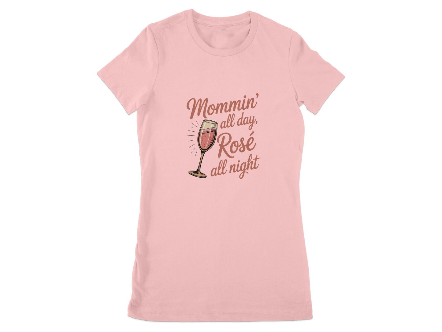 Mommin' All Day Rosé All Night Graphic T-shirt product
