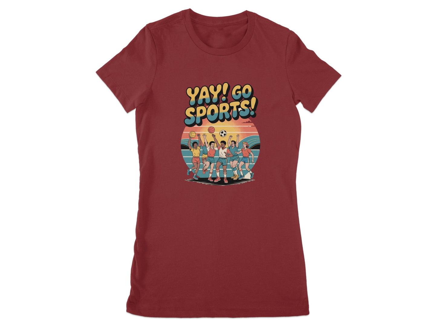 YAY GO SPORTS Exciting Enthusiast Graphic T-Shirt product