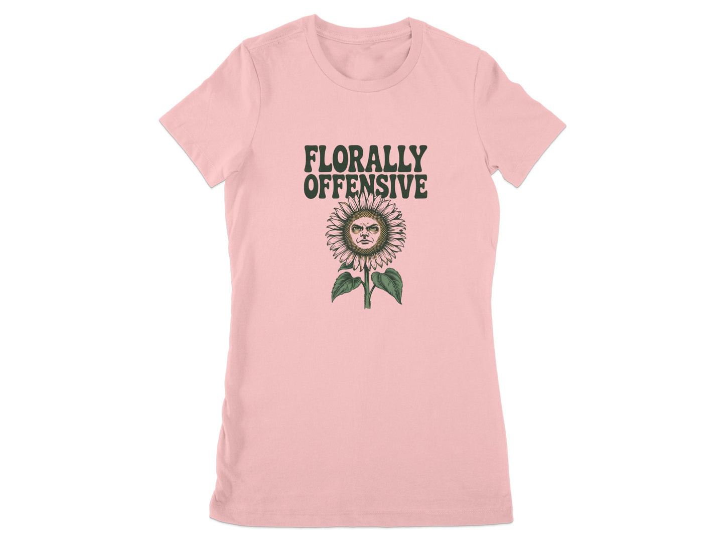 Florally Offensive Graphic Tee Shirt product type