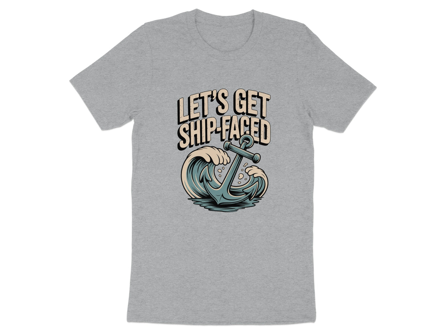 Let's Get Ship Faced Graphic Men's T-shirt Product