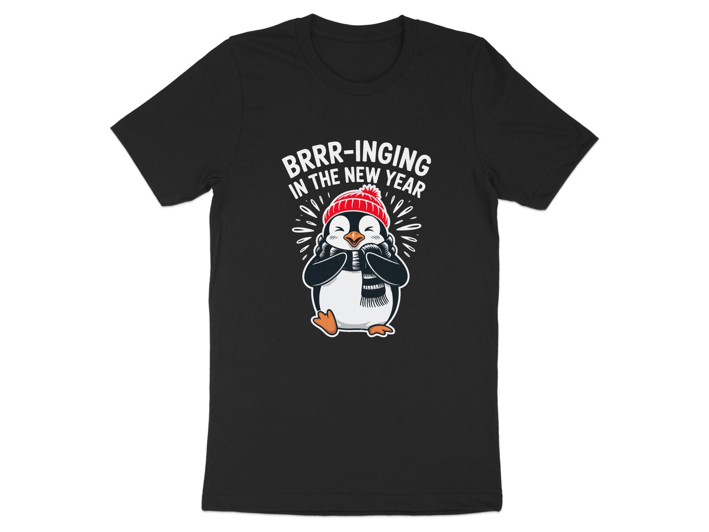 BRRR-inging in the New Year Penguin Graphic T-Shirt product