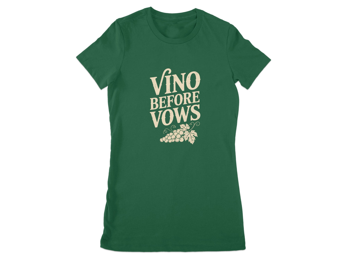 Vino Before Vows Graphic Print T-shirt product type