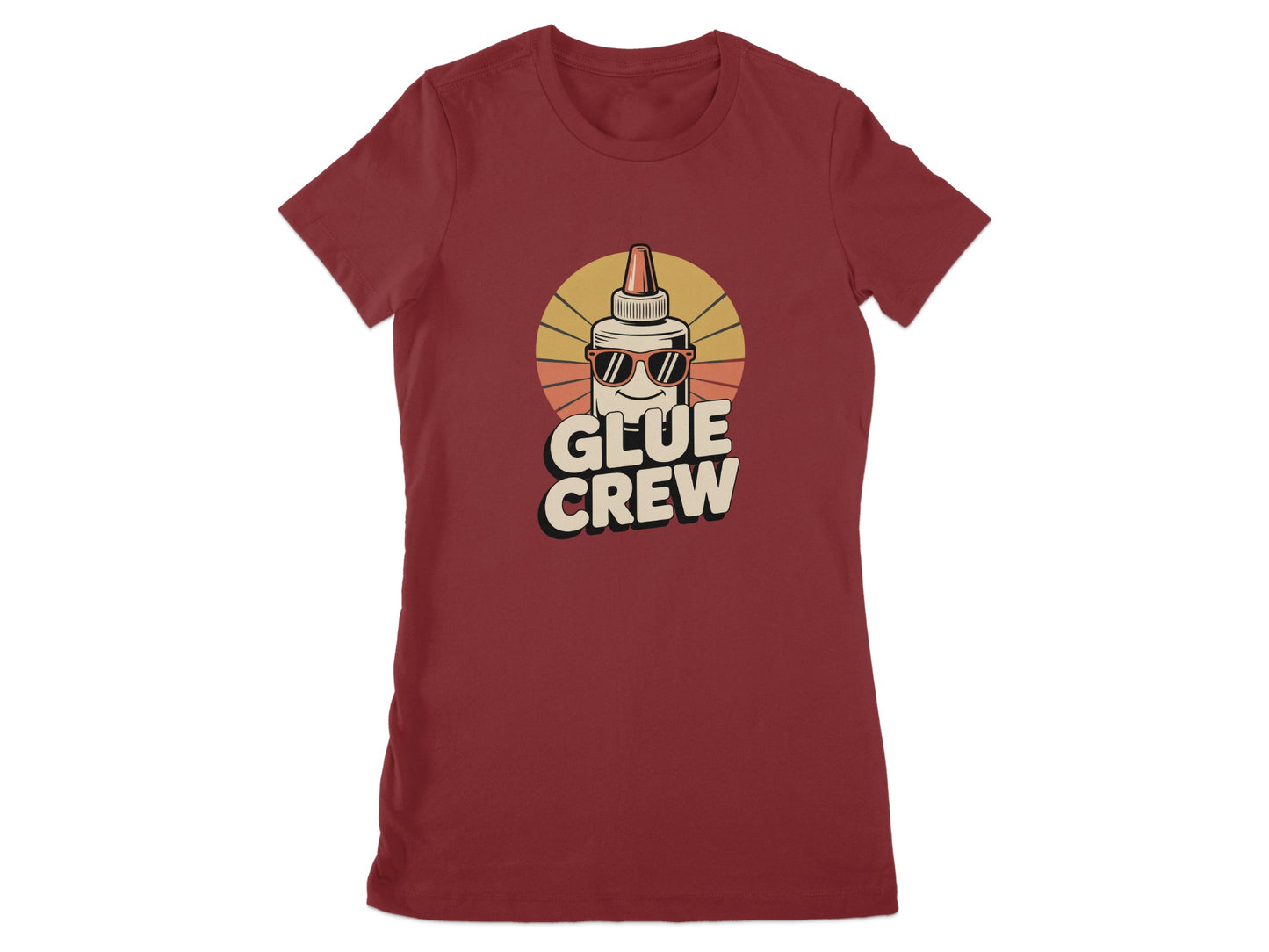 Glue Crew Retro Style Graphic T-shirt product type