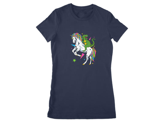 Colorful Unicorn Dinosaur Graphic T-shirt product