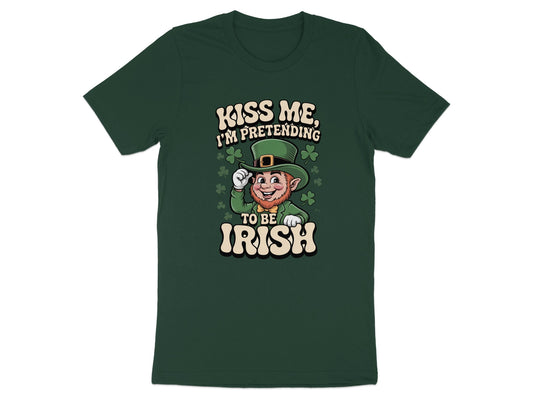 Kiss Me I'm Pretending To Be Irish Tshirt product