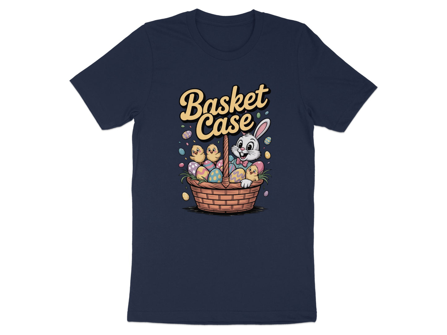 Basket Case Easter Bunny and Chicks Graphic T-Shirt product