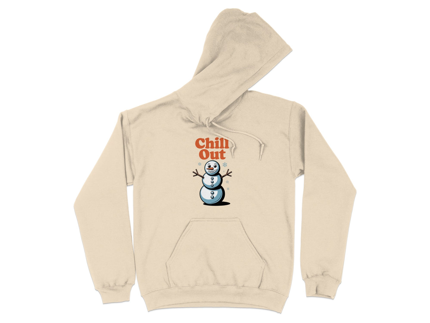 Chill Out with Snowman Graphic Hoodie product