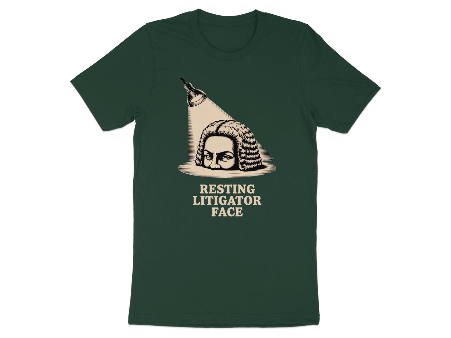 Resting Litigator Face Funny Judge Graphic T-shirt product