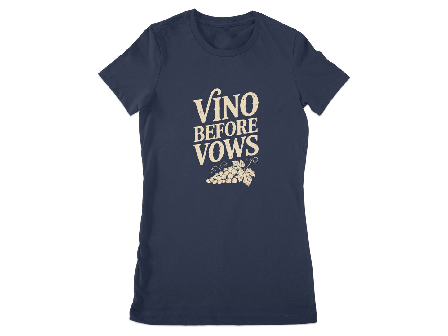 Vino Before Vows Graphic Tee Perfect for Wine Lovers product