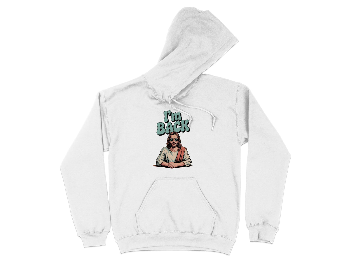 I'm Back Jesus Graphic Hoodie Sweatshirt Casual product type