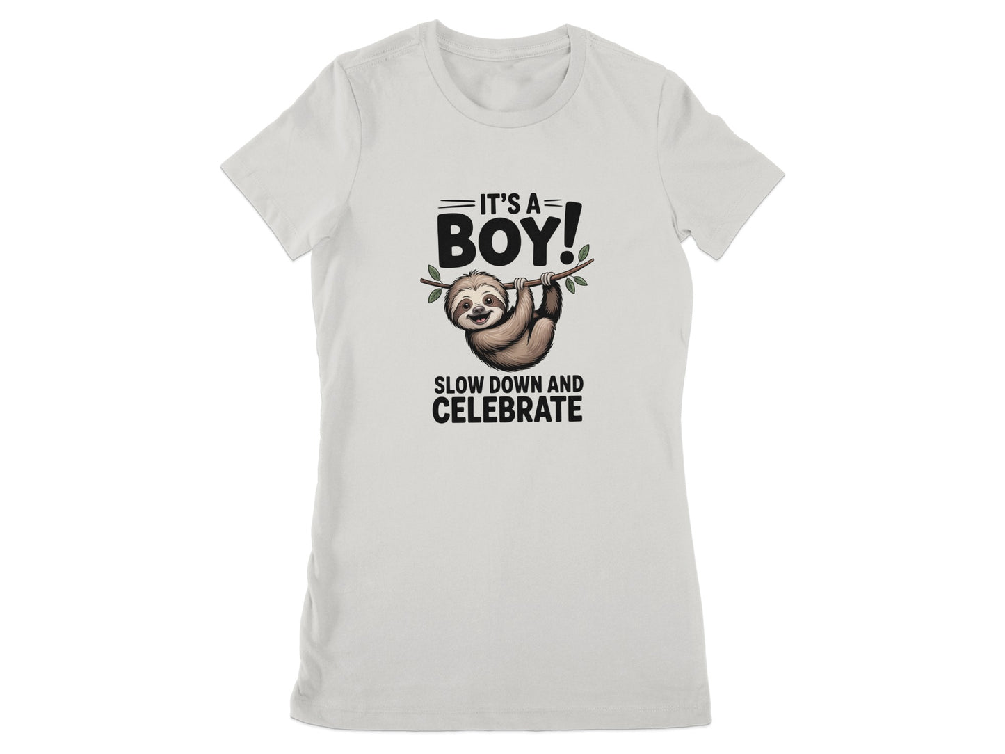 It's a Boy Sloth Celebration T-Shirt product