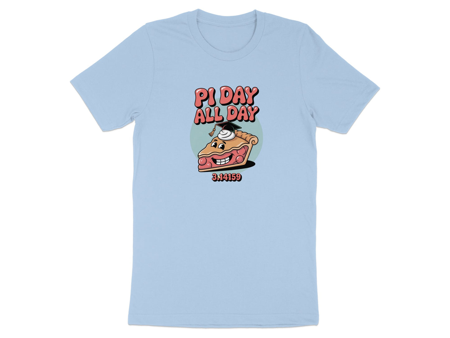 Pi Day All Day 3.14159 Design Graphic T-Shirt product