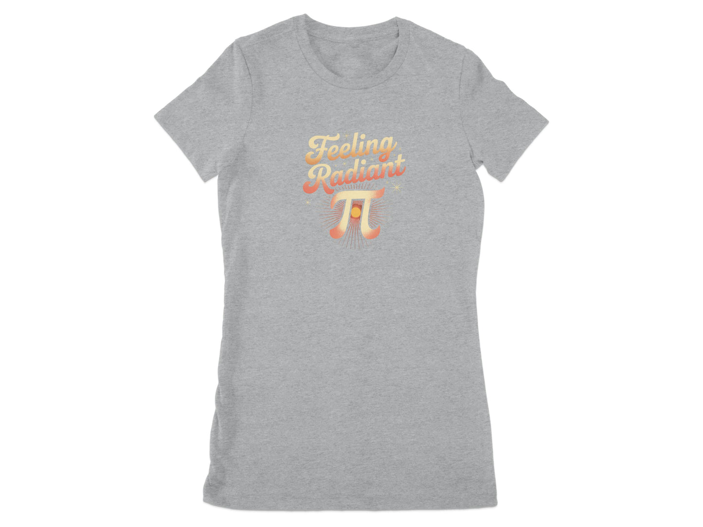 Feeling Radiant Pi Themed Design Graphic T-Shirt product type