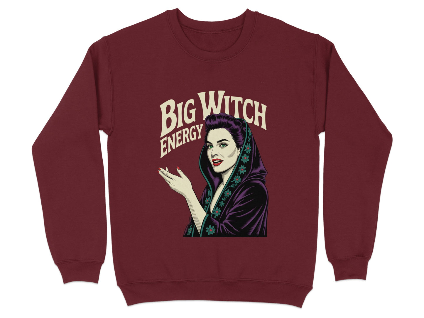 Big Witch Energy Halloween Sweatshirt product type