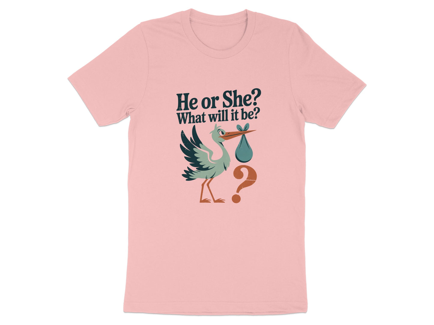 He or She What Will It Be Gender Reveal Shirt product type