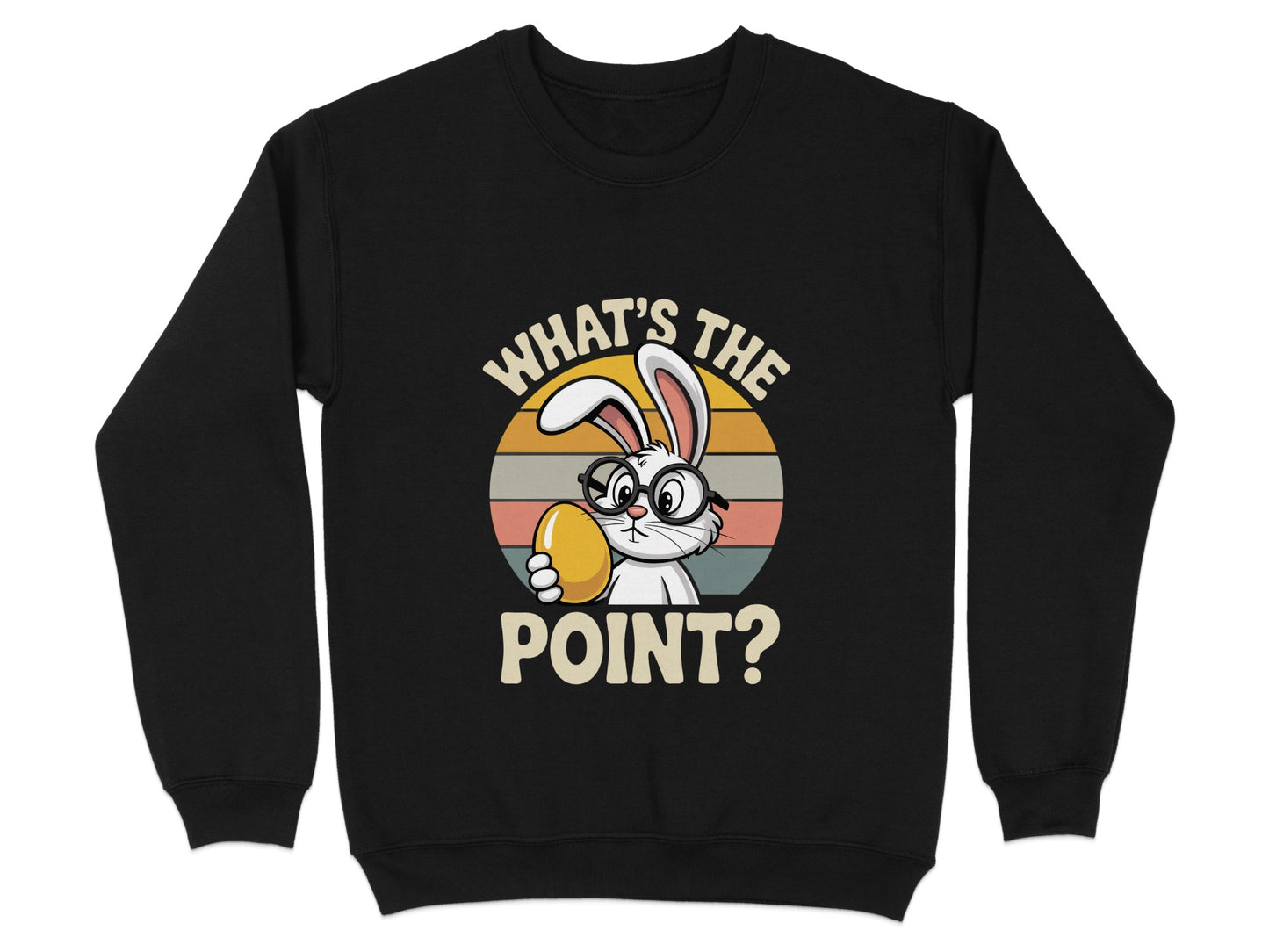 What's The Point Retro Bunny Sweatshirt product