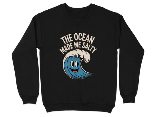 The Ocean Made Me Salty Graphic Sweatshirt product