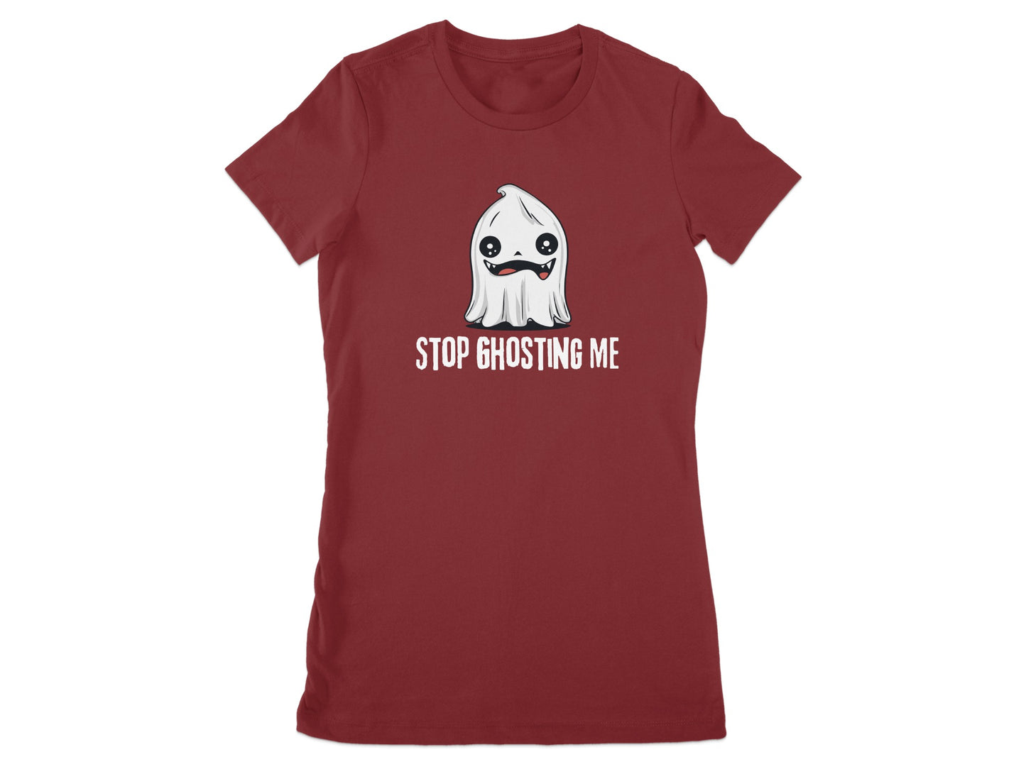 Funny Ghost Graphic Stop Ghosting Me T-Shirt product type