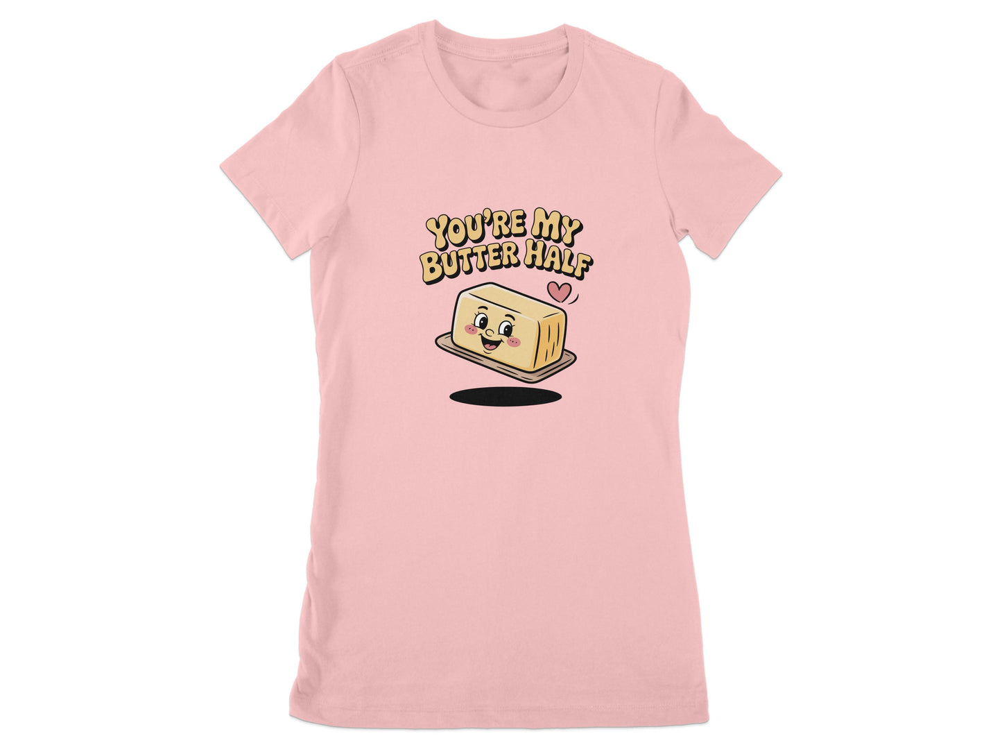 You're My Butter Half Cartoon Print T-Shirt product type