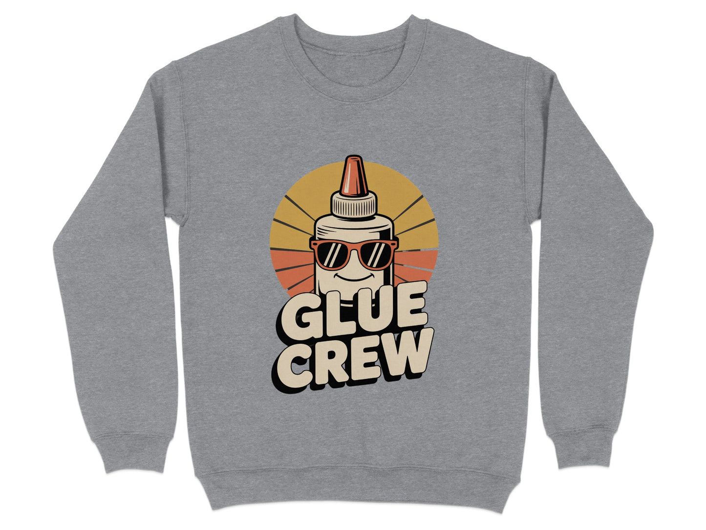 Retro Style Glue Crew Graphic Sweatshirt product