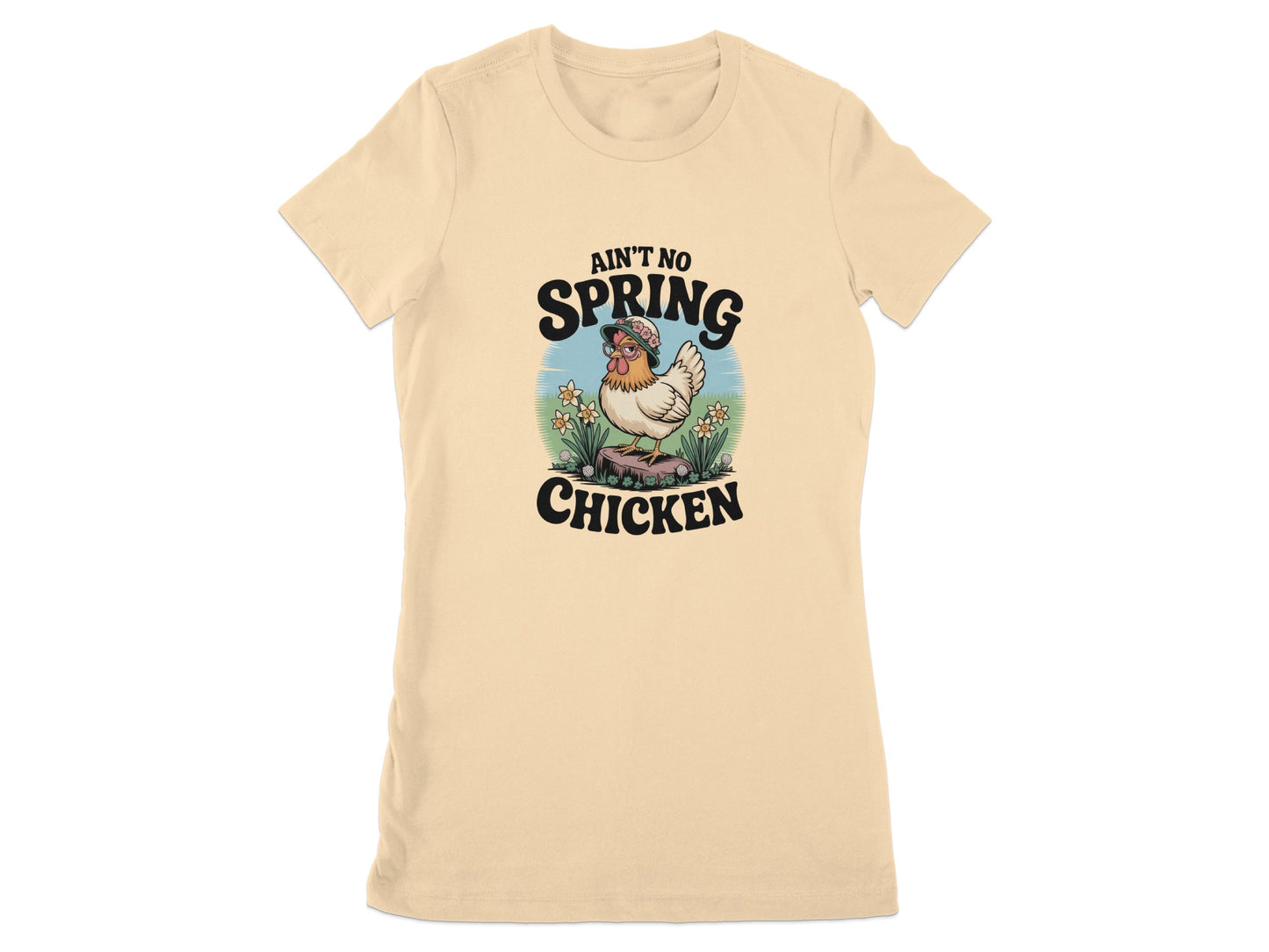 Ain't No Spring Chicken Vintage Graphic T Shirt product