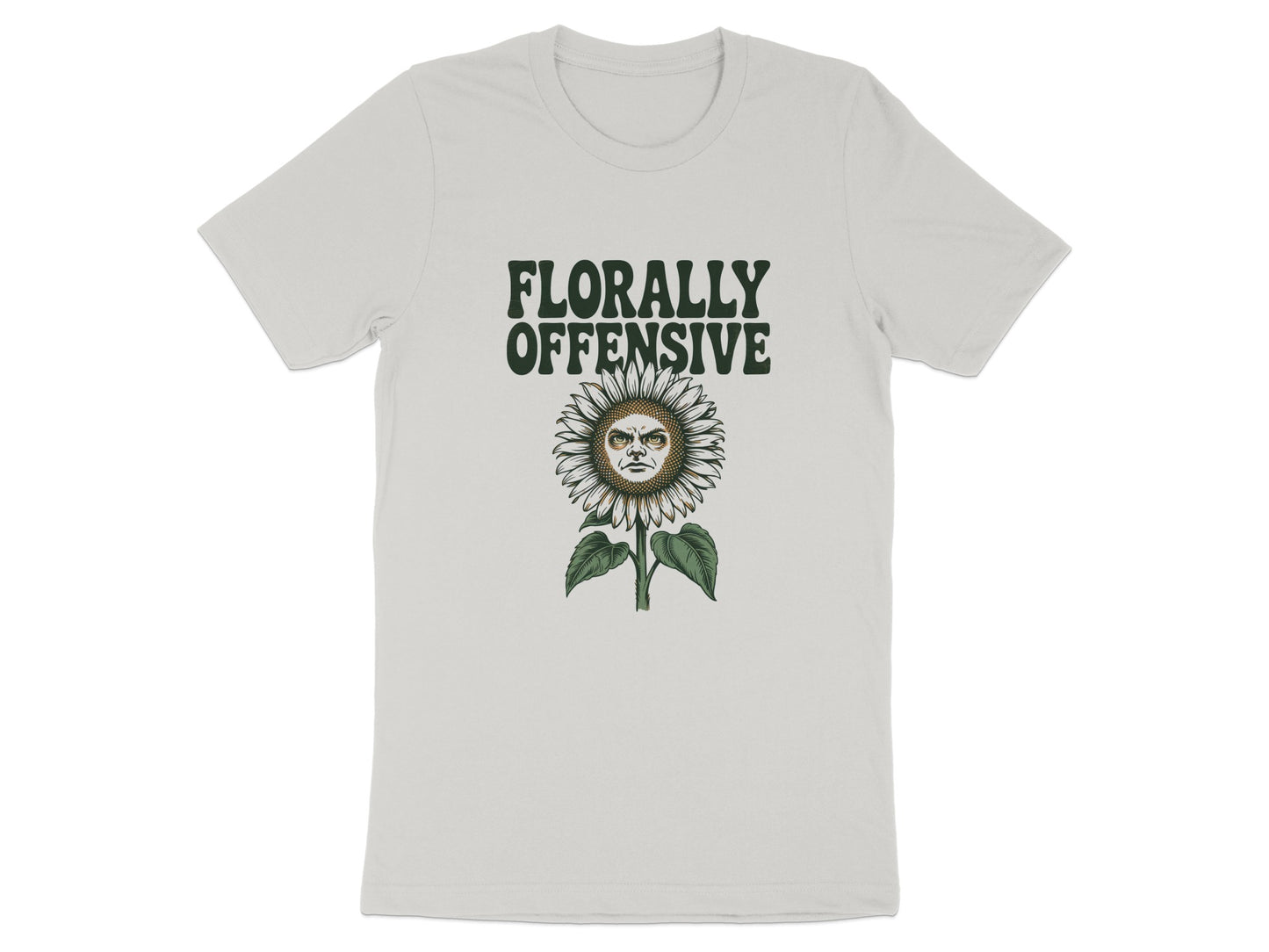 Florally Offensive Graphic Design T-Shirt product