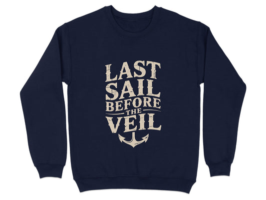 Last Sail Before The Veil Anchor Graphic Sweatshirt