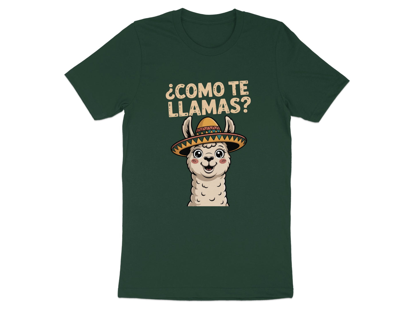 ¿Cómo Te Llamas Llama Hat Graphic T-Shirt product