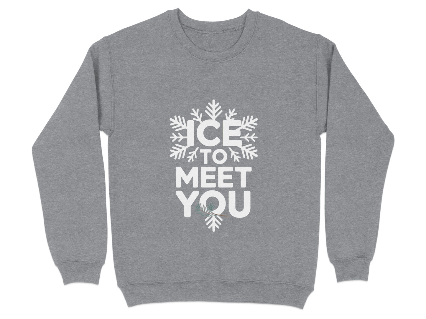 Ice To Meet You Snowflake Graphic Sweatshirt product type