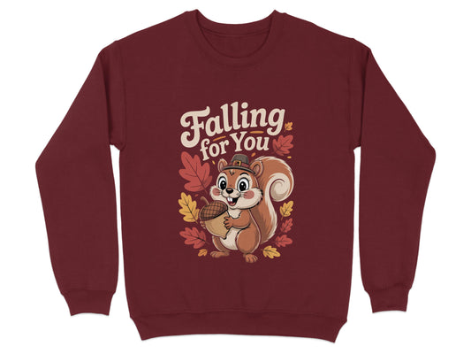 Falling for You with Squirrel Graphic Sweatshirt product