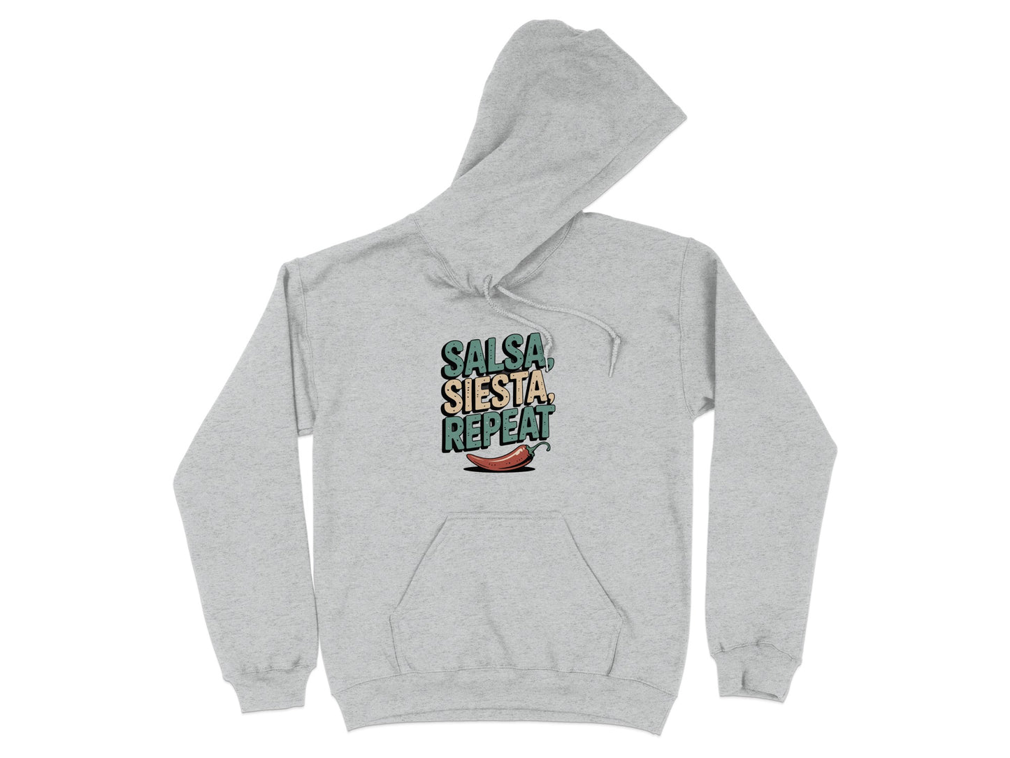 Salsa Siesta Repeat Graphic Design Hoodie product