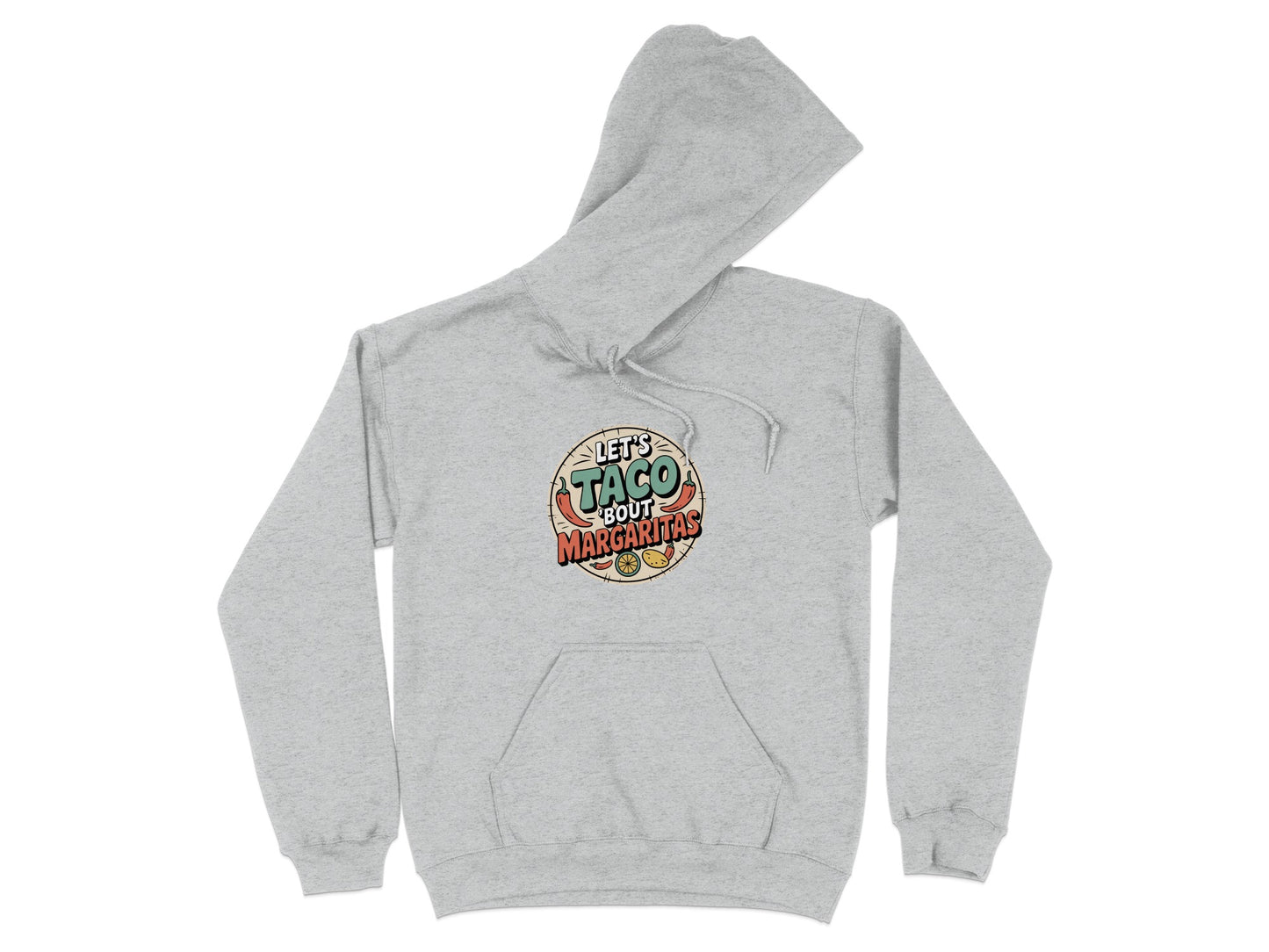 Let's Taco Bout Margaritas Grey Hoodie product type