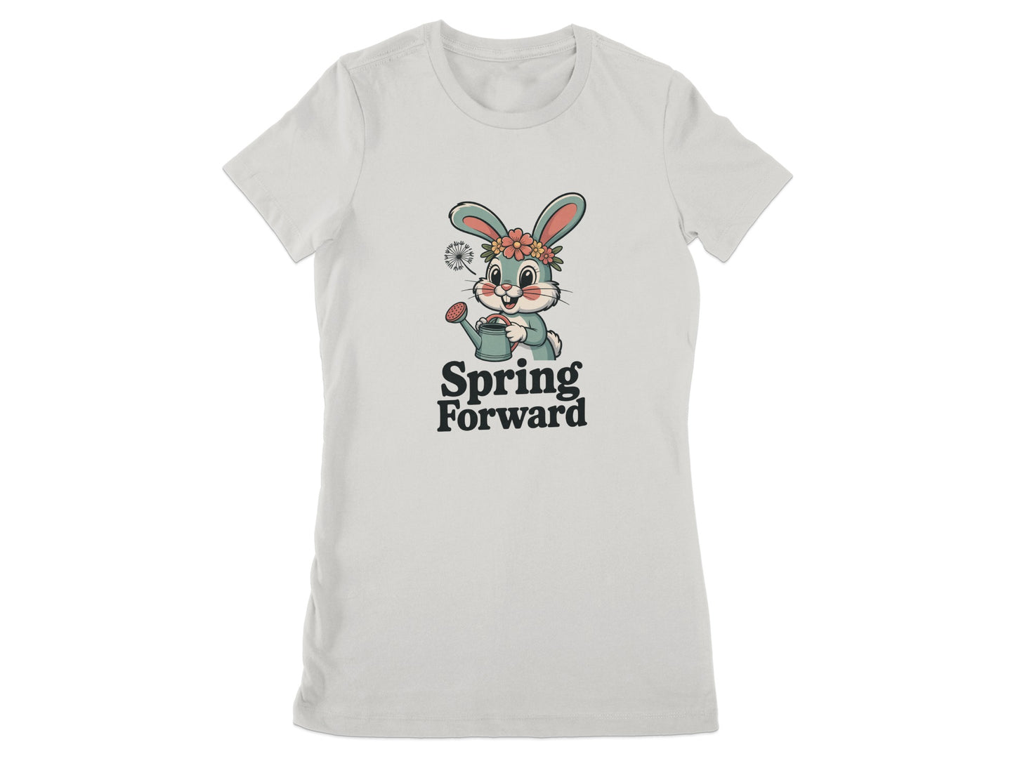 Spring Forward Cute Bunny Themed T-shirt product