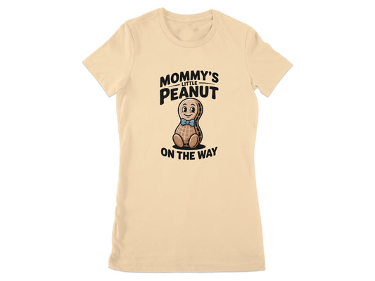 Mommy's Little Peanut On The Way Women's T-shirt product