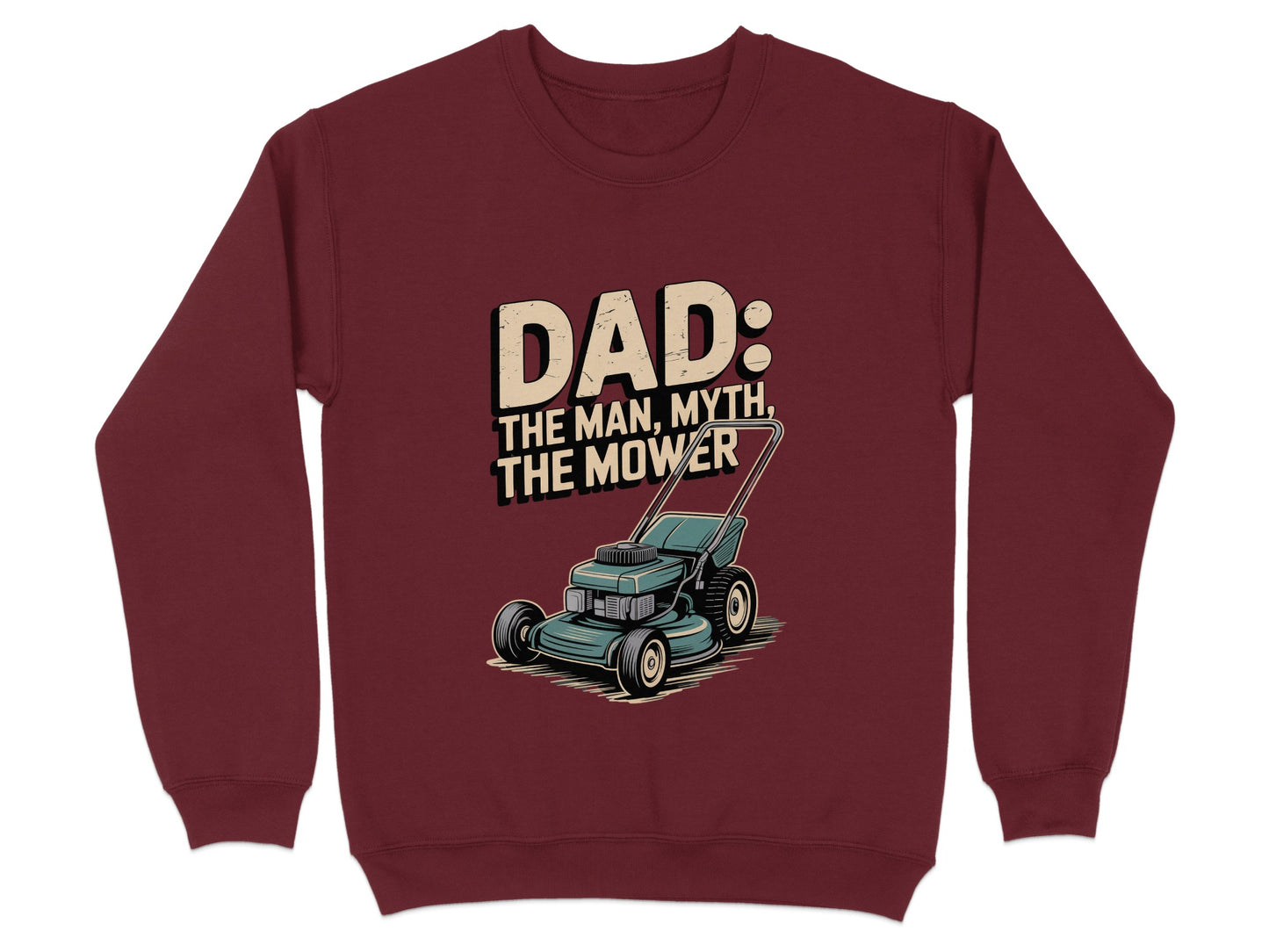 Dad the Man Myth the Mower Graphic Sweatshirt product type