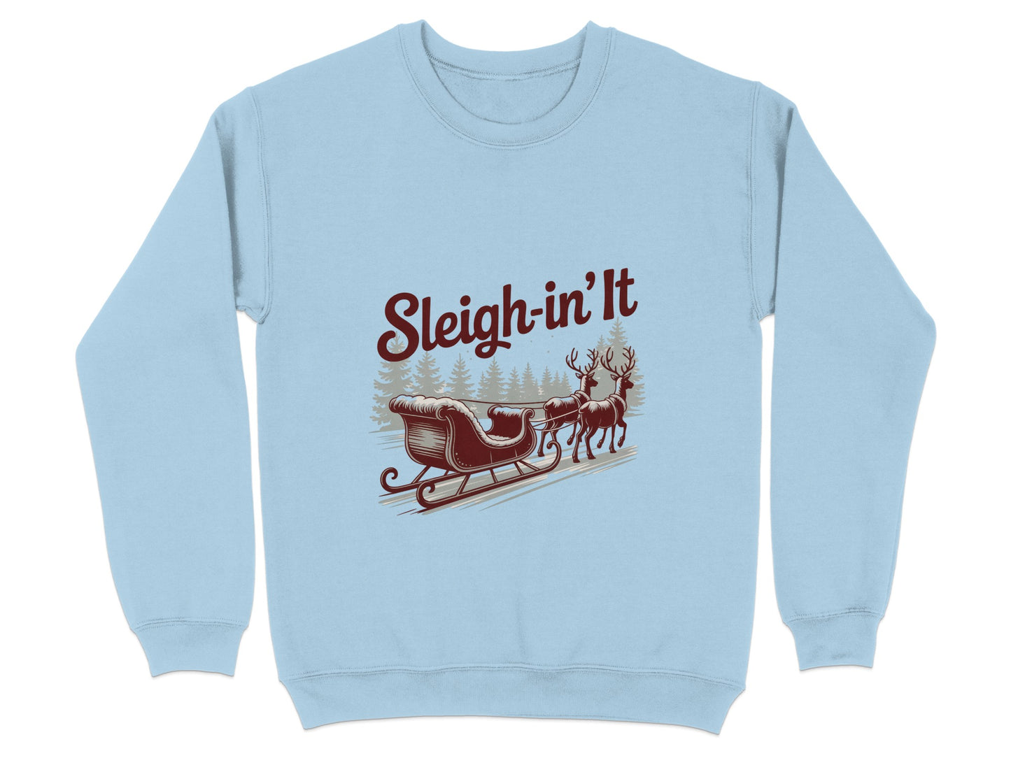 Sleigh-in' It Festive Holiday Reindeer Sweatshirt product