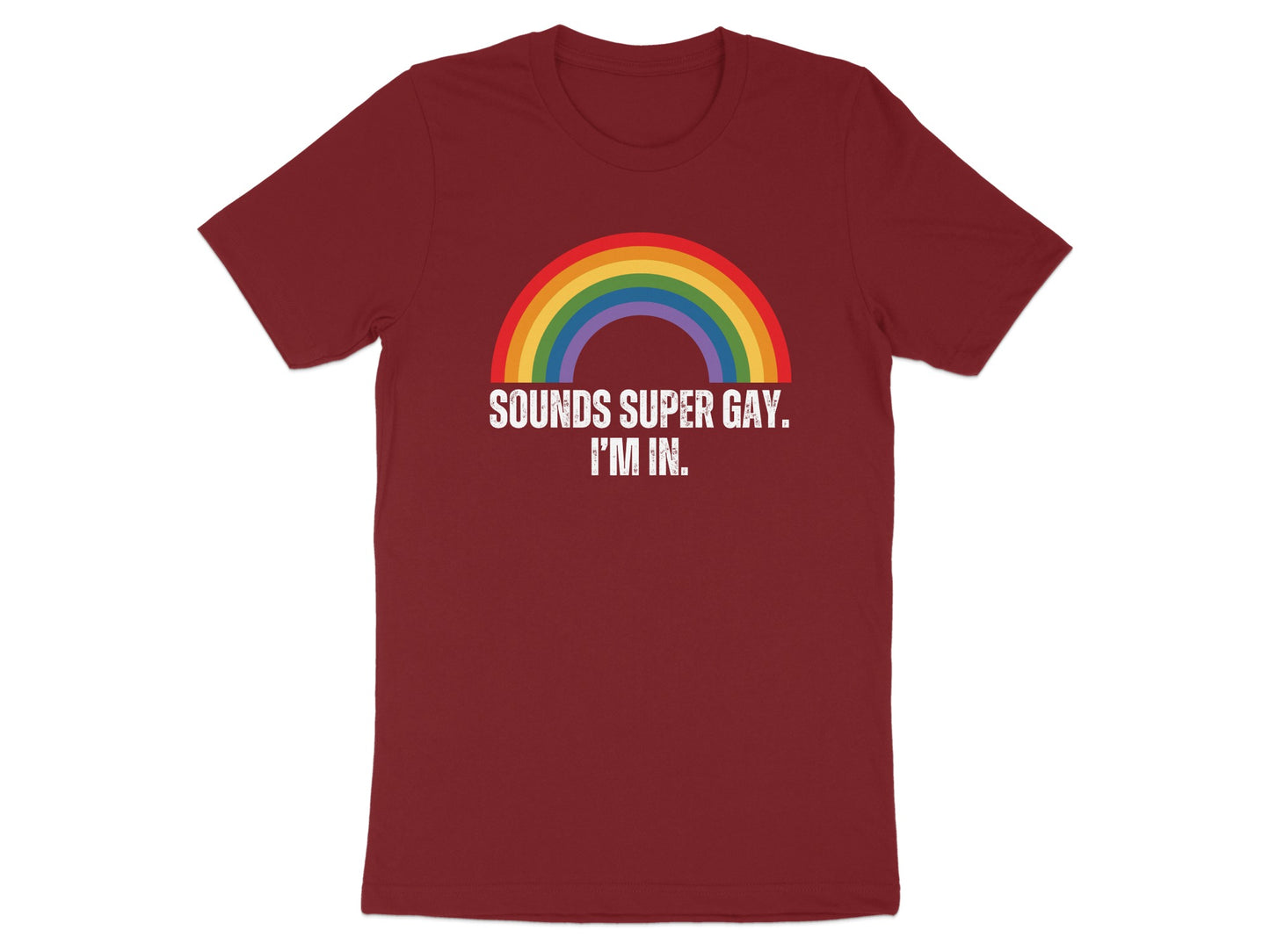 Sounds Super Gay I'm In Funny Rainbow T-shirt product