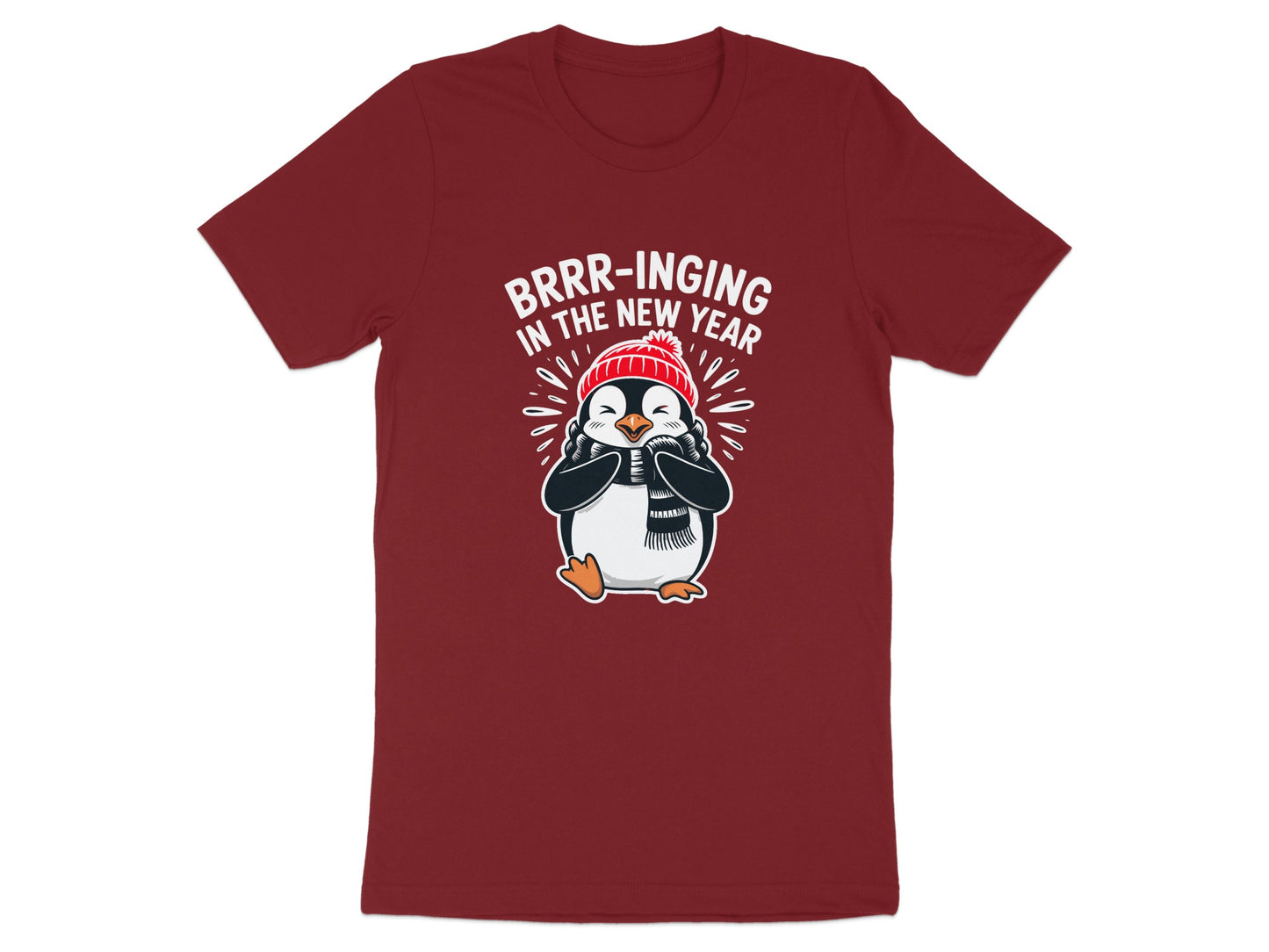 BRRR-inging In The New Year Penguin Graphic T-Shirt Product