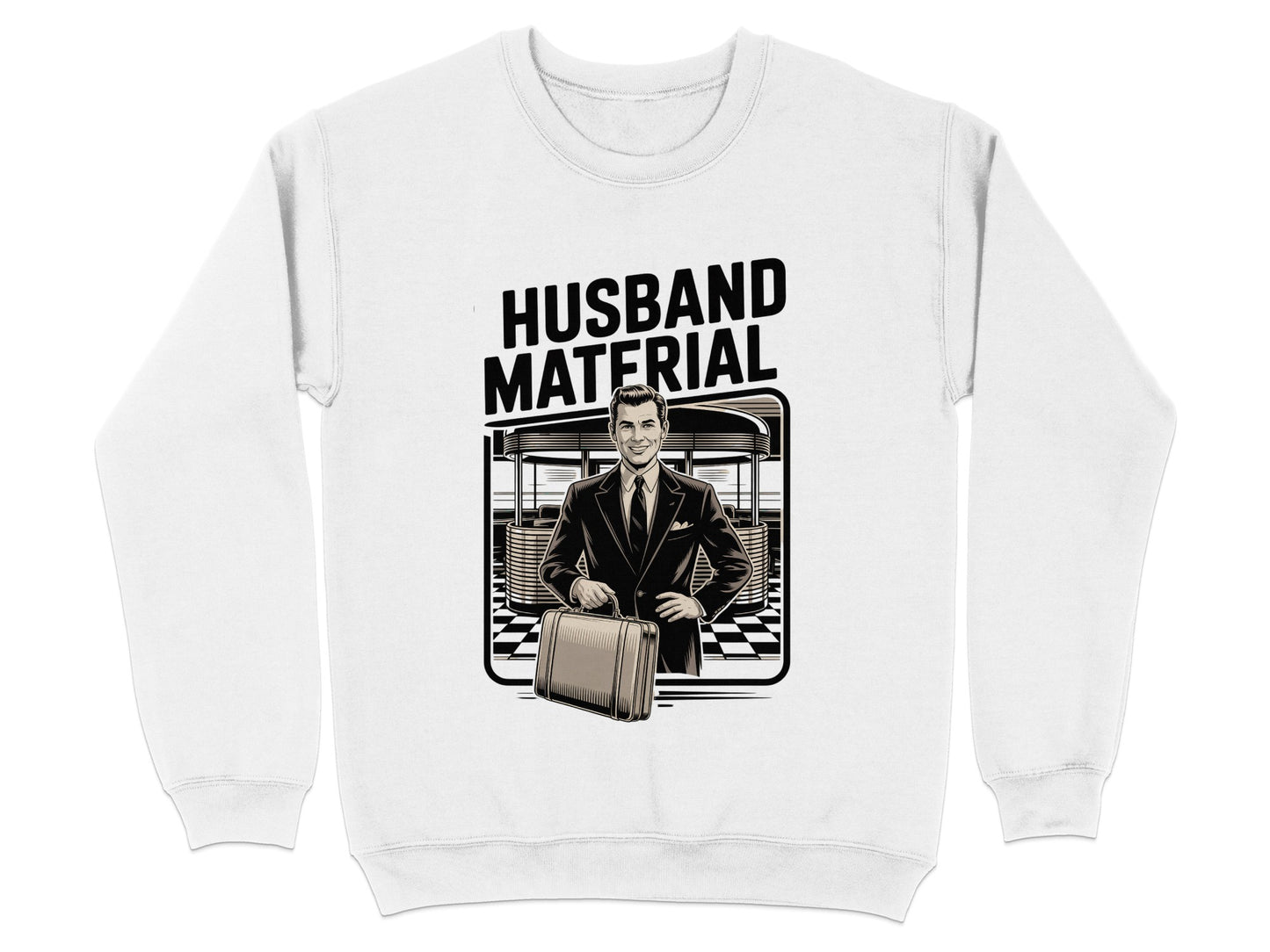 Husband Material Graphic Sweatshirt product type