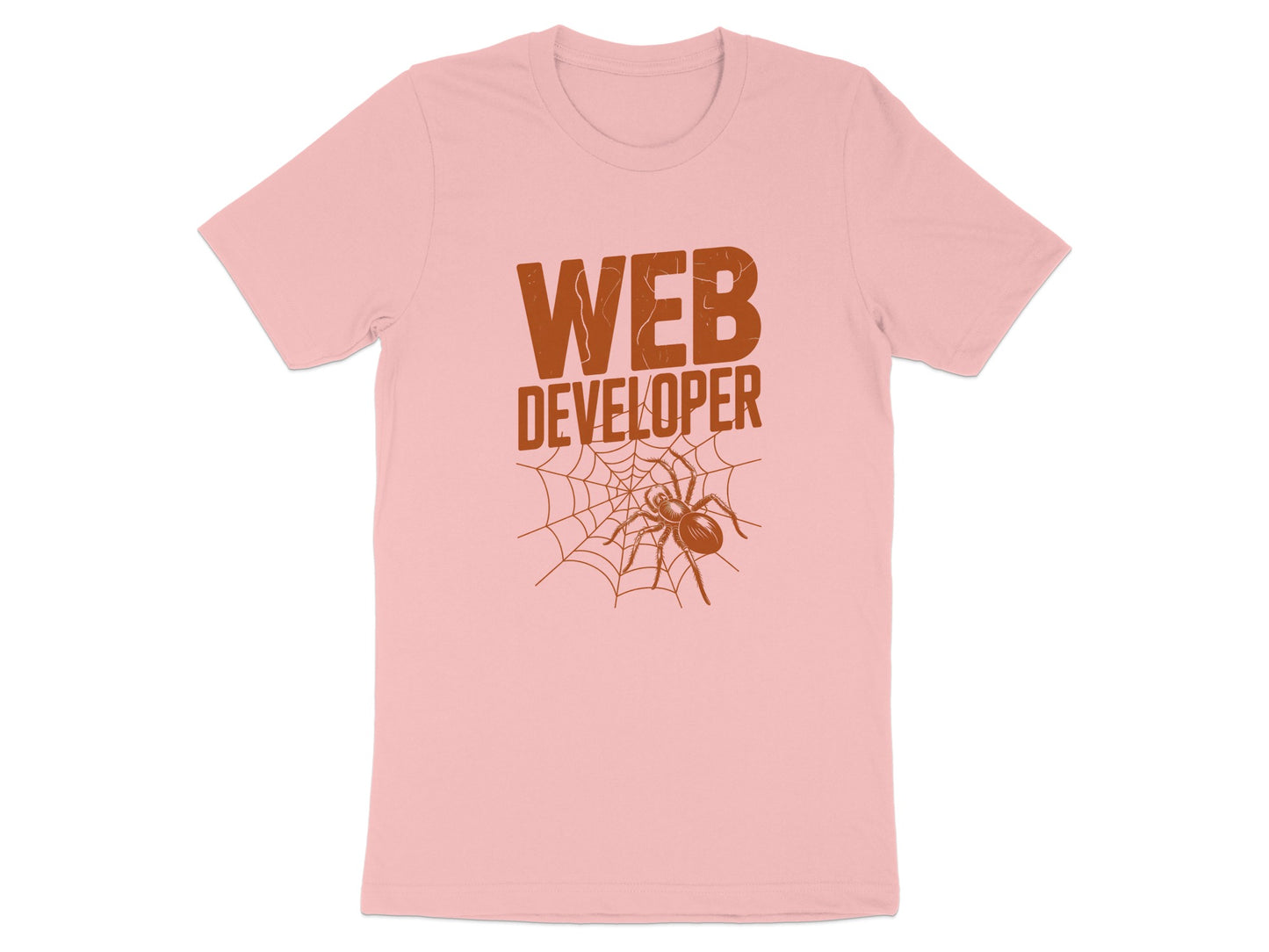 Web Developer T-shirt with Spider Design shirt product type