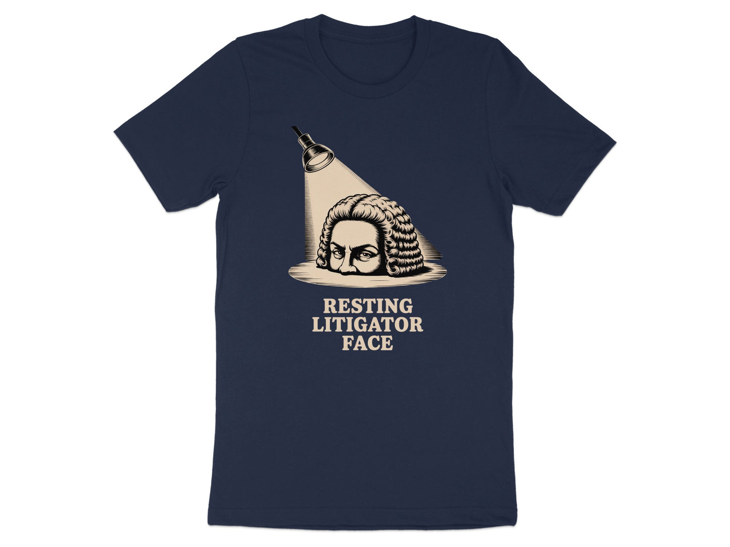 Resting Litigator Face Graphic Tee Shirt product