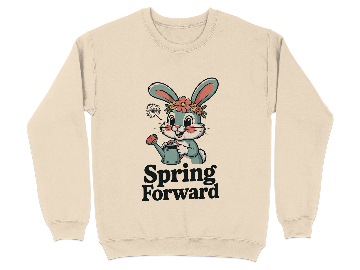 Spring Forward Cute Bunny Graphic Sweatshirt product type