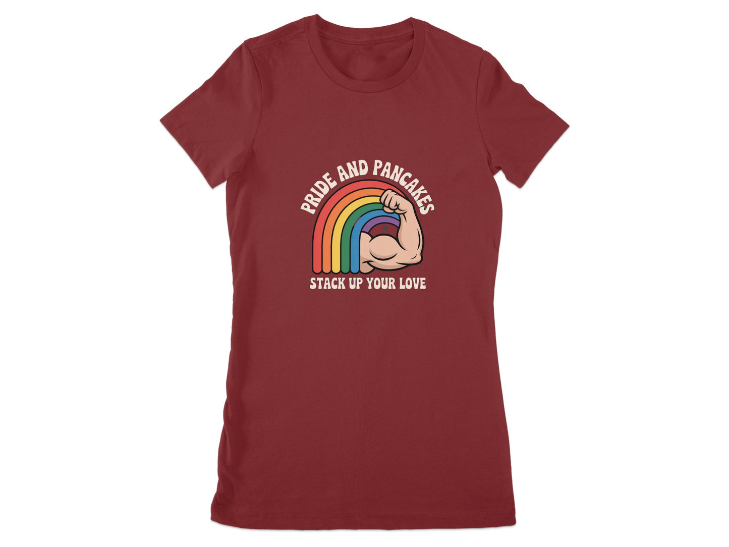 Pride and Pancakes Stack Up Your Love Shirt product type