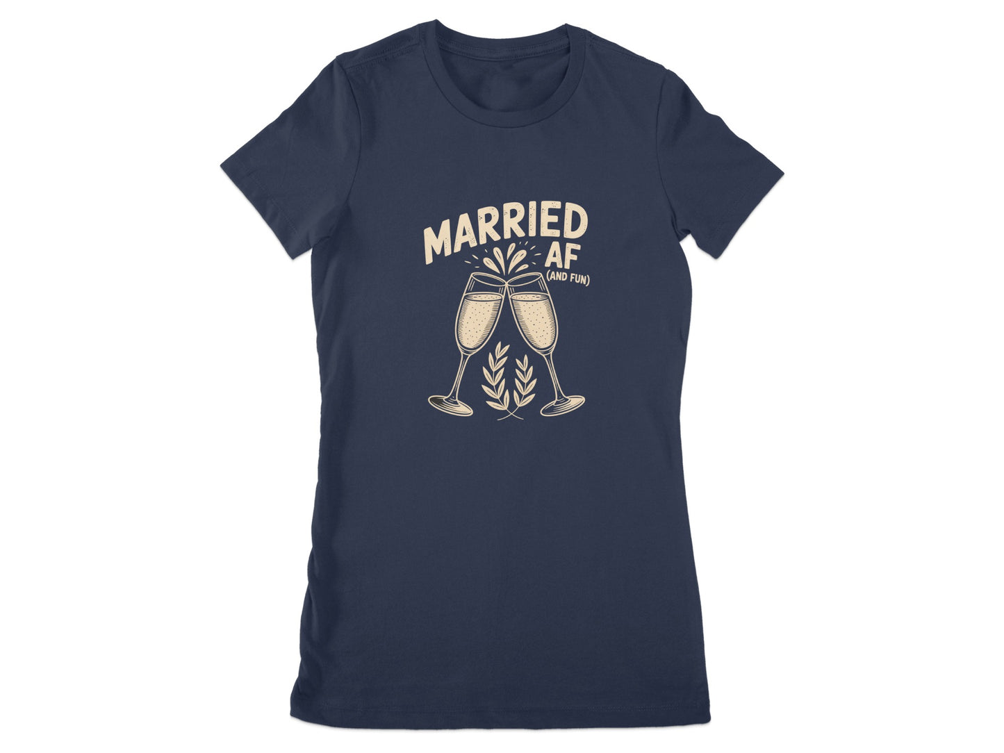 Celebratory Married AF And Fun Graphic Tee product