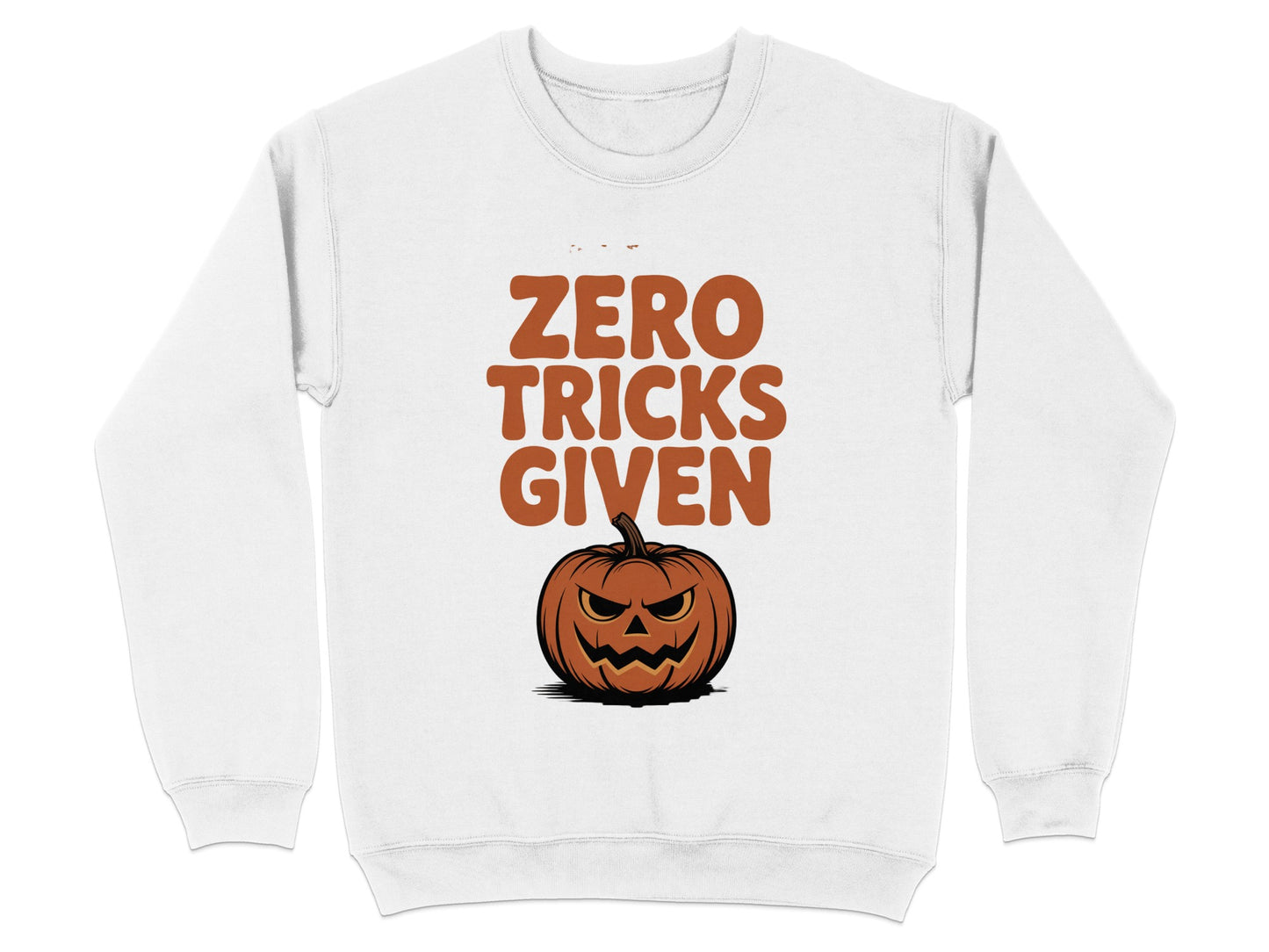 Zero Tricks Given Pumpkin Print Long Sleeve product