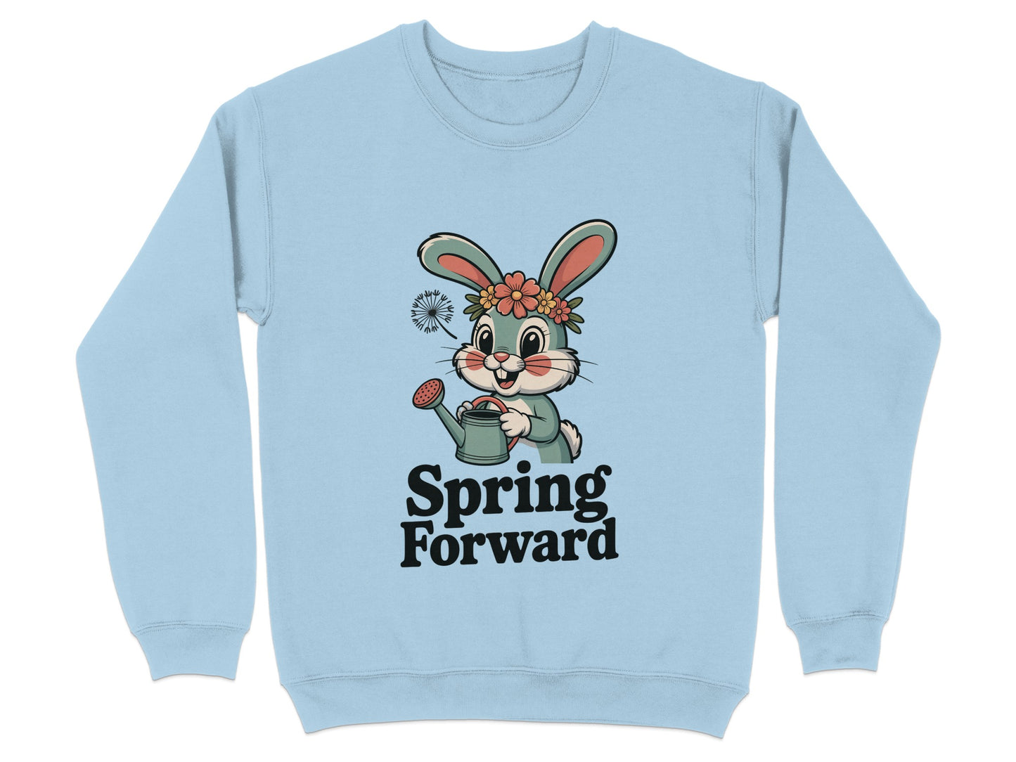 Spring Forward Bunny Blue Sweatshirt product type