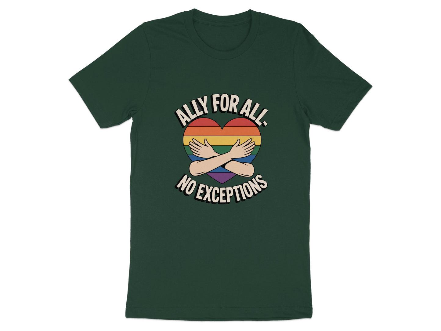 Ally For All No Exceptions T-shirt product type