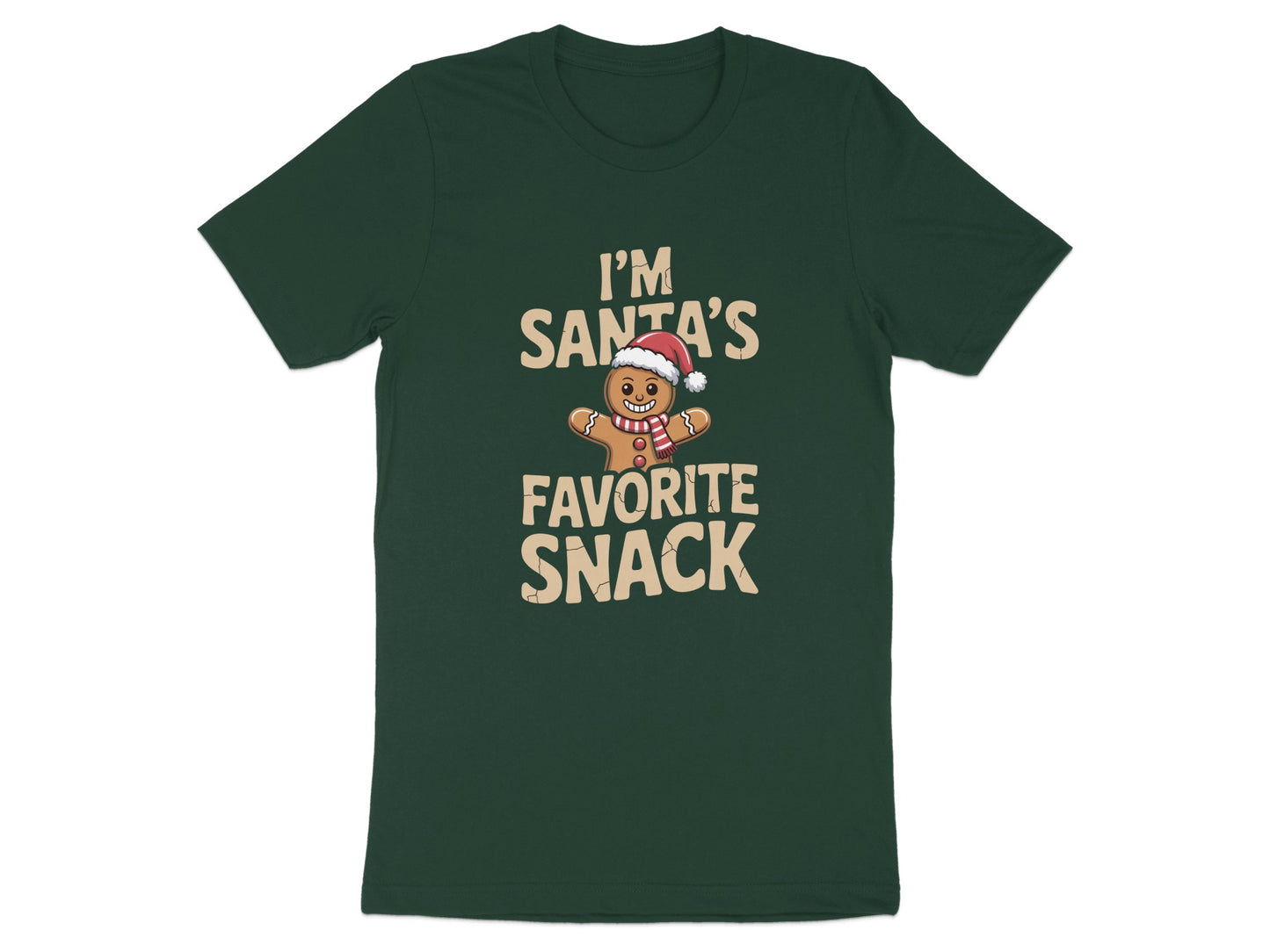 I'm Santa's Favorite Snack Graphic T-Shirt product type