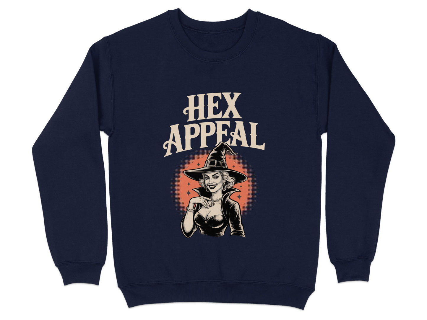 Hex Appeal Witch Design Black Crewneck product type